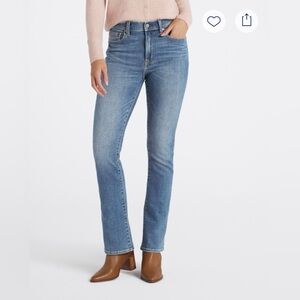 Daze Denim Shy Girl High Rise Crop Flare Jean